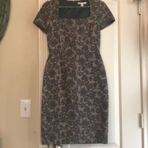 Brown and Gold Banana Republic formal dress
